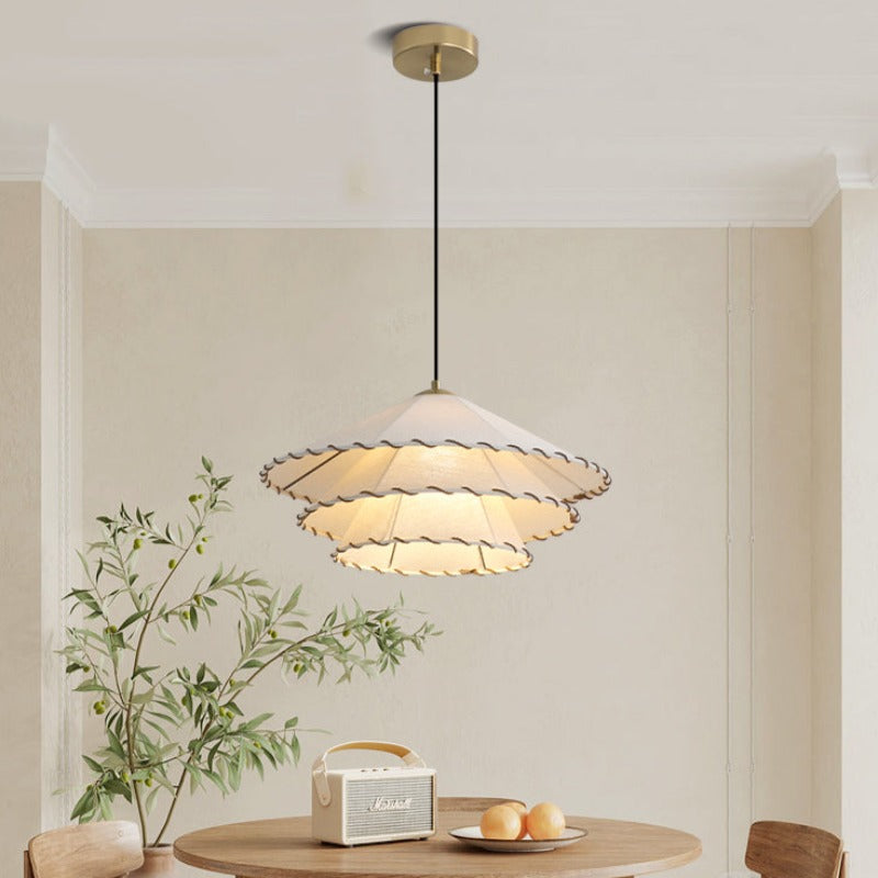 Ritta Decorative LED Pendant Light Fabric Bedroom Restaurant - Letslighting