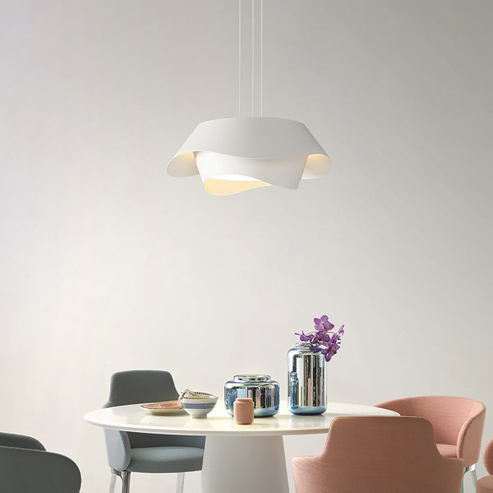 Arisha Art Deco Flower Shape Metal Pendant Light