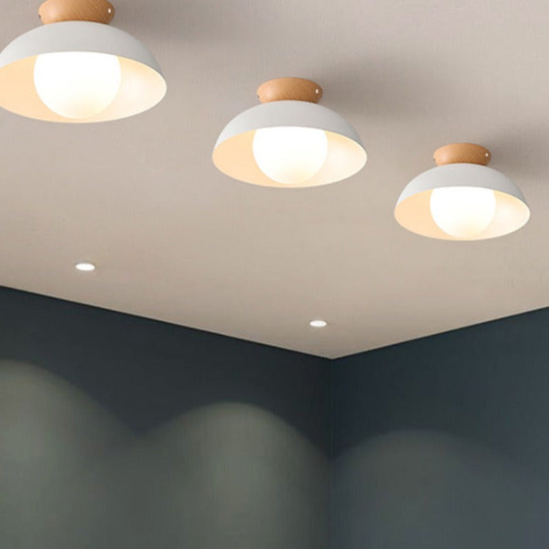 Muto Nordic Pendant Lights Wood Metall Kitchen Balcony