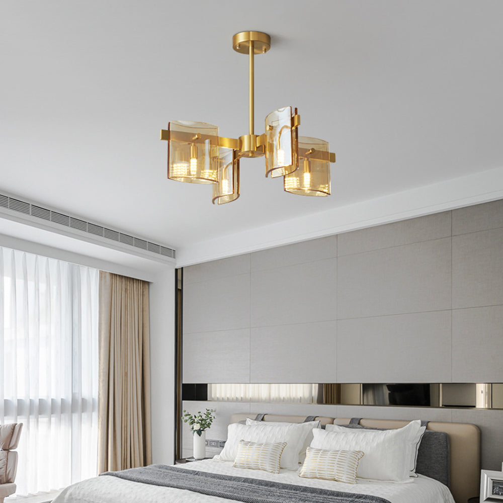 Arisha Minimalist Multi Head Metal Pendant Light