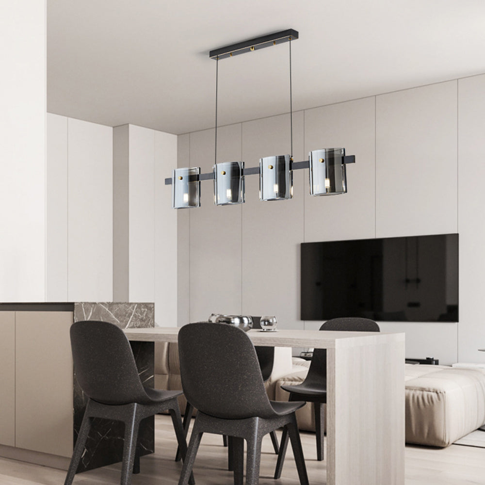 Arisha Minimalist Linear Metal Pendant Light