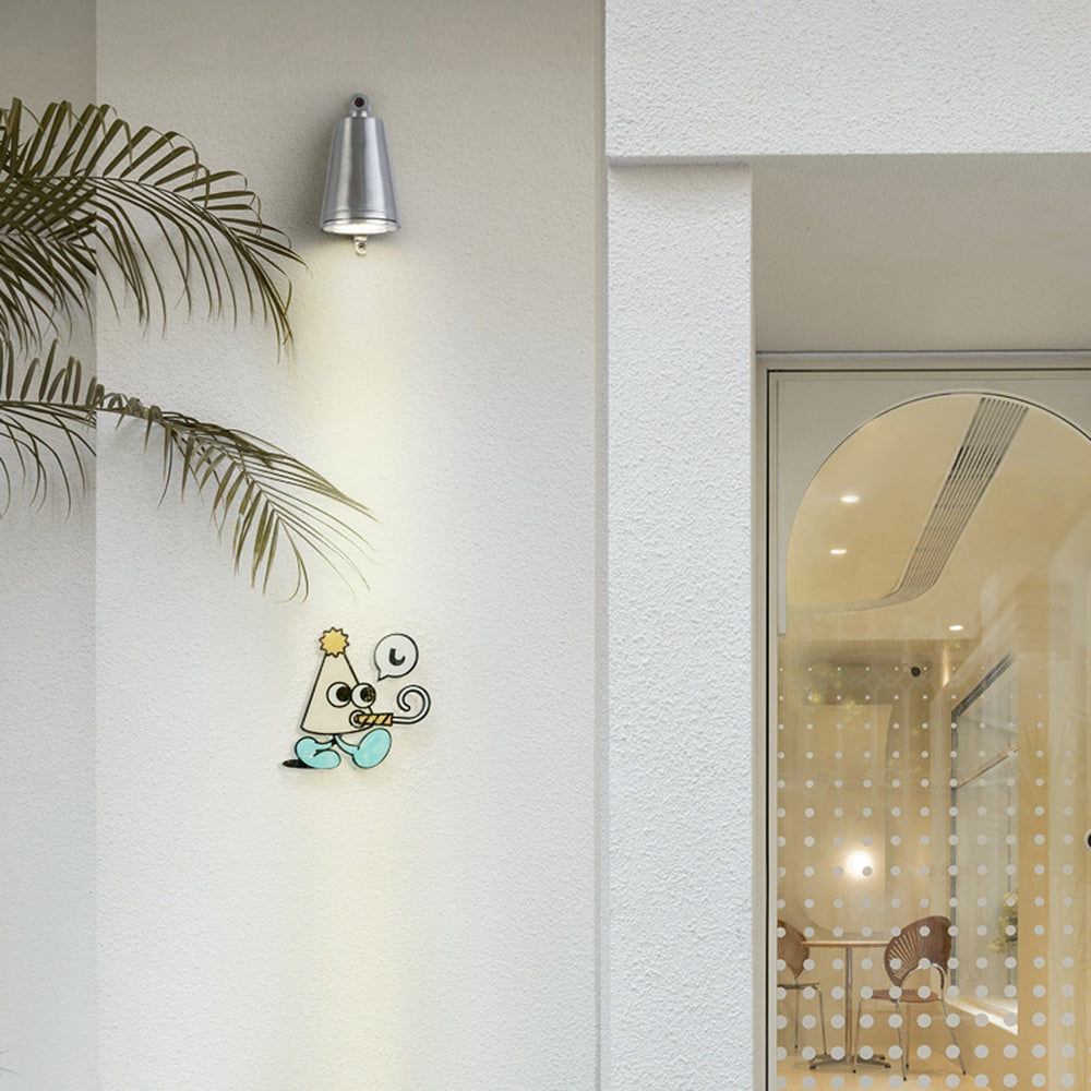 Ray Industrial Metal Bell Shaped Indoor Wall Lamp