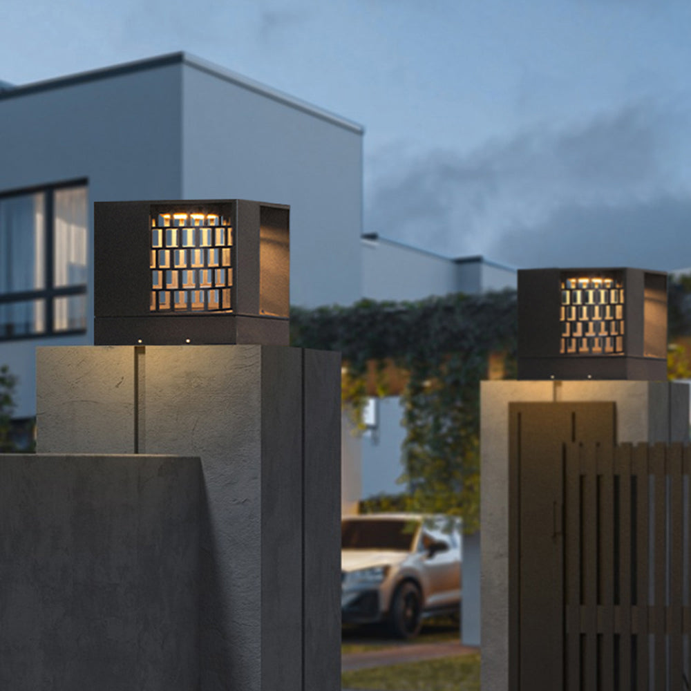 Ray Modern Pattern Metal Acrylic Outdoor Table Lamps