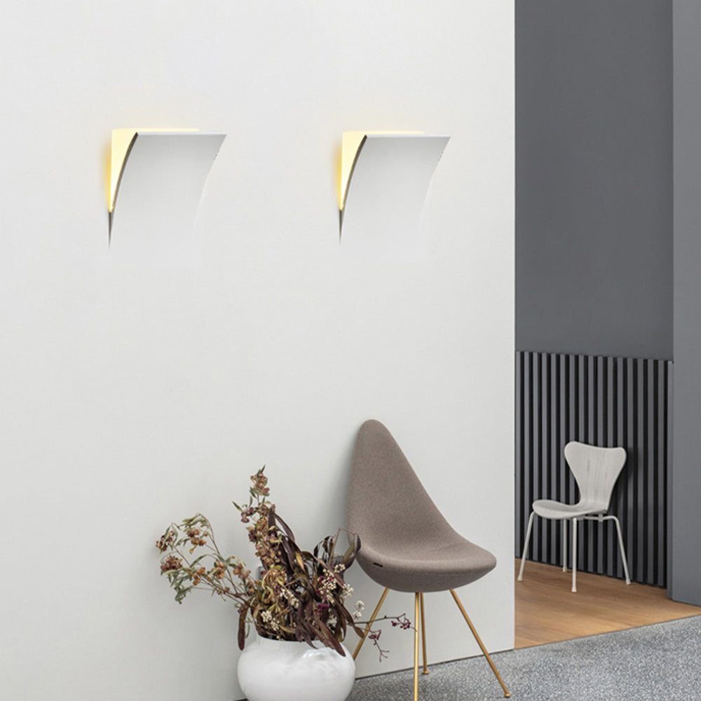 Aria Modern Recessed Metal Plaster LED Wall Lamp - Letslighting