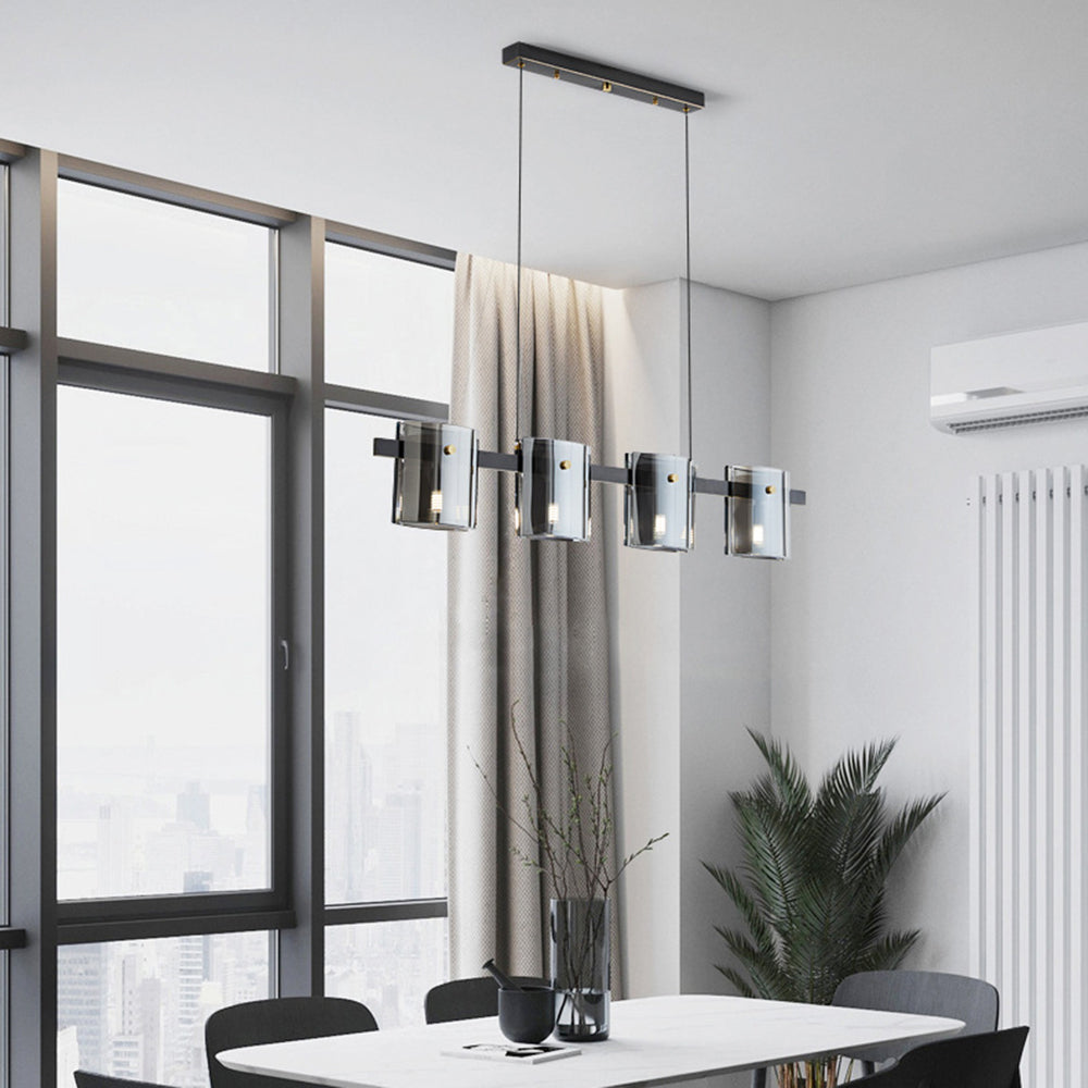 Arisha Minimalist Linear Metal Pendant Light