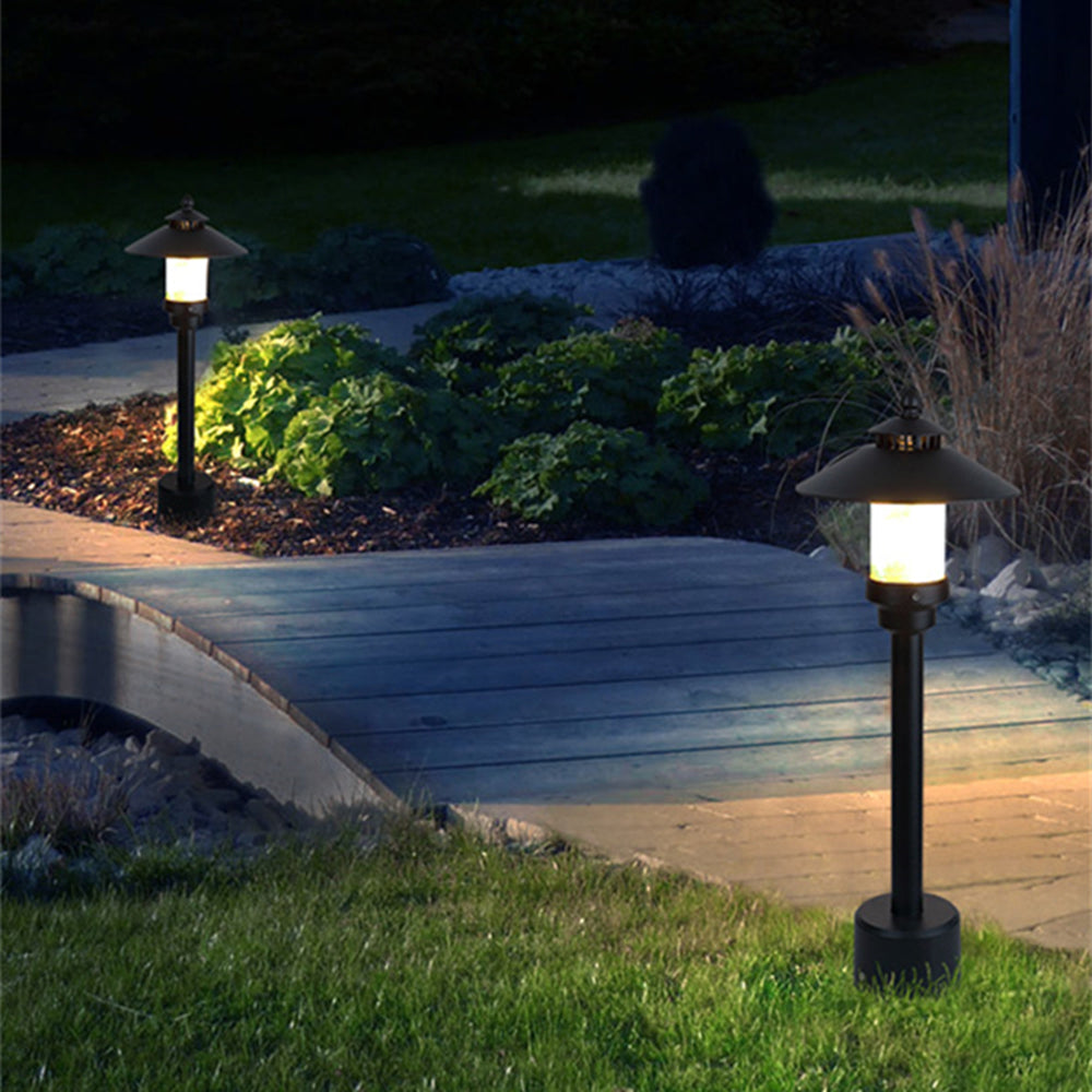 Arisha Cap-Shaped Outdoor Path Light - Letslighting