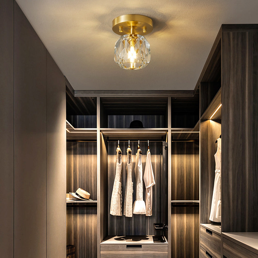 Kristy Luxury Diamond Acrylic Flush Mount Ceiling Light - Letslighting