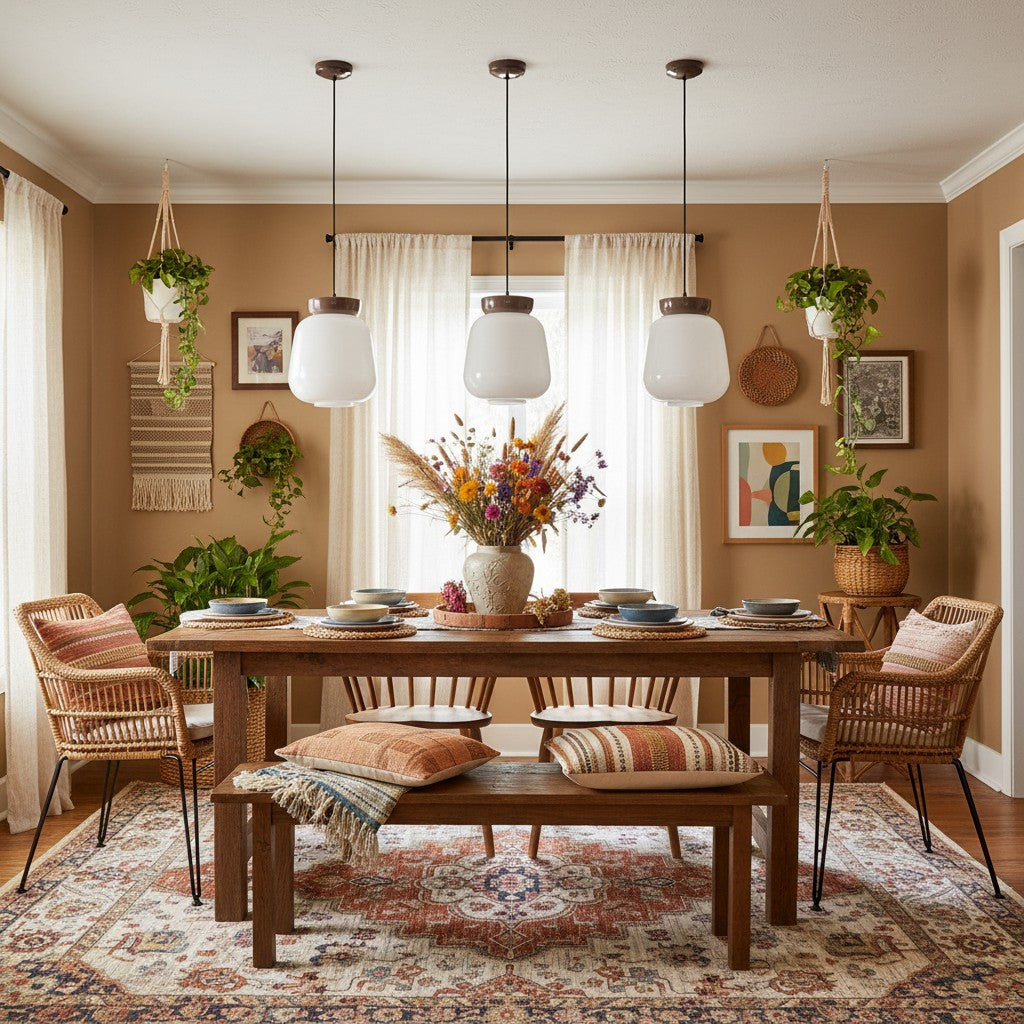 Hues Ceramic Bowl Pendant Light