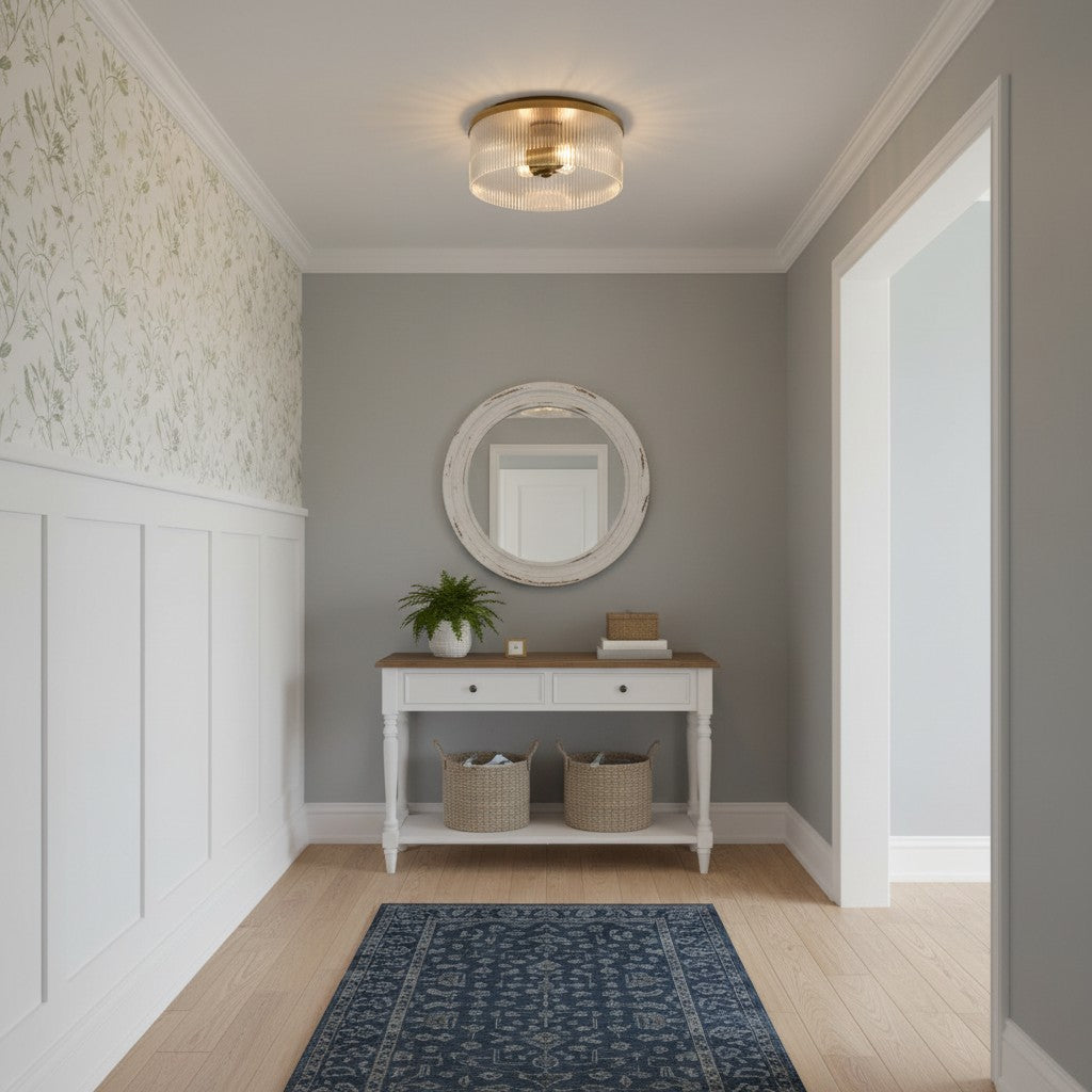 Haze Ceiling Light Glass&Metal
