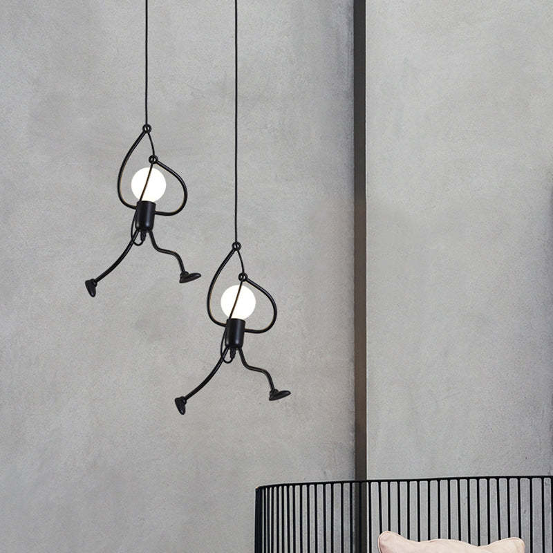 Mira Retro Modern Iron Man Pendant Light Living Room