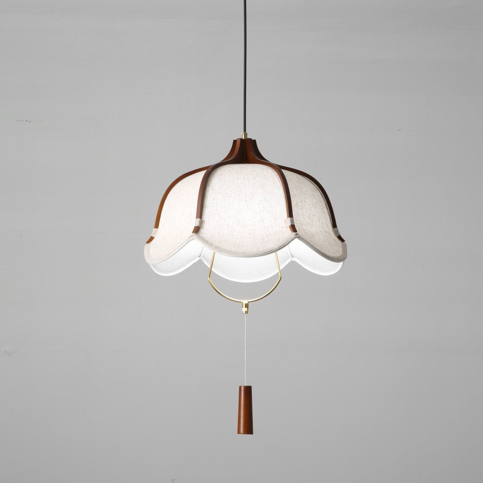 Lustra Pendant Lamp Lantern Modern Fabric - Letslighting