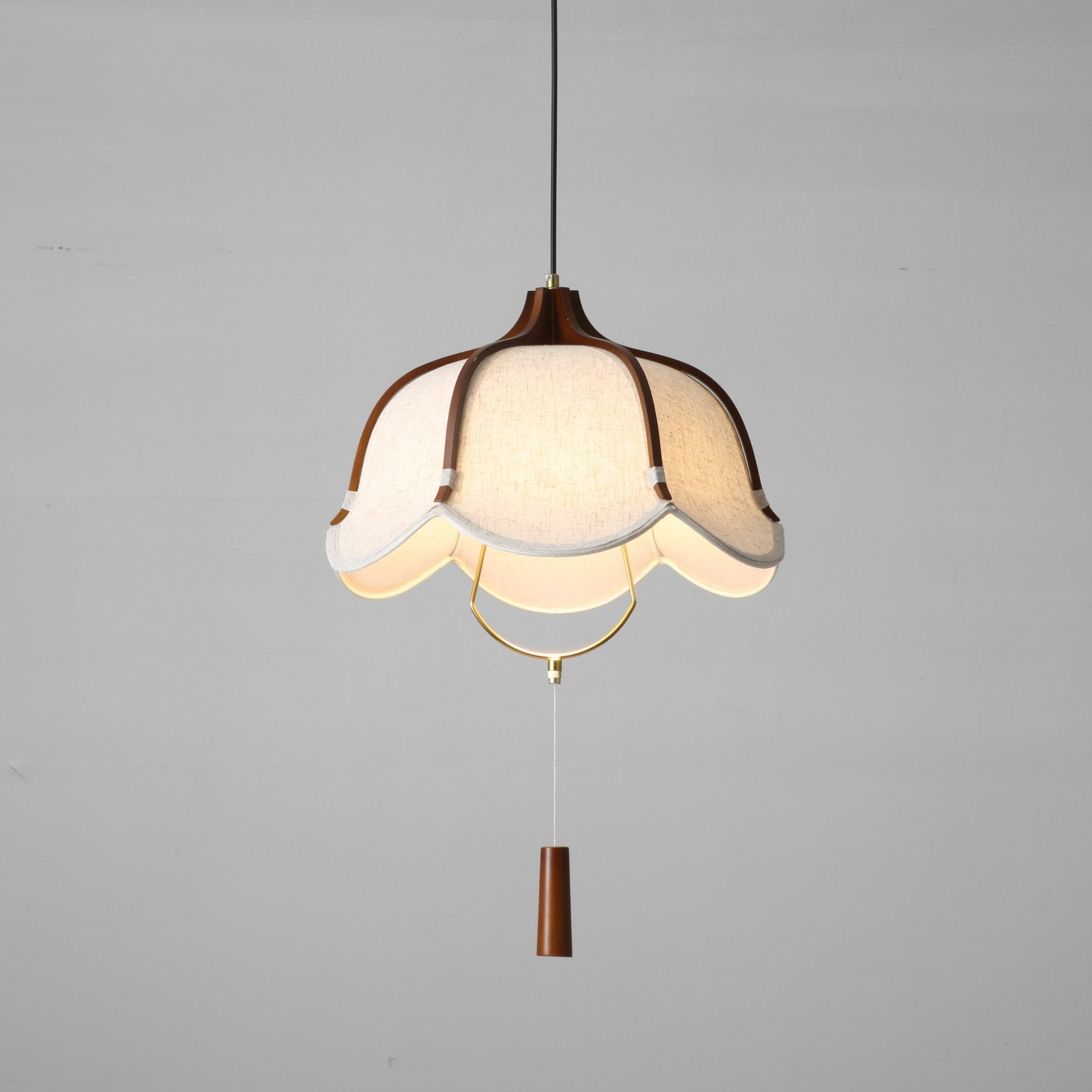 Lustra Pendant Lamp Lantern Modern Fabric - Letslighting