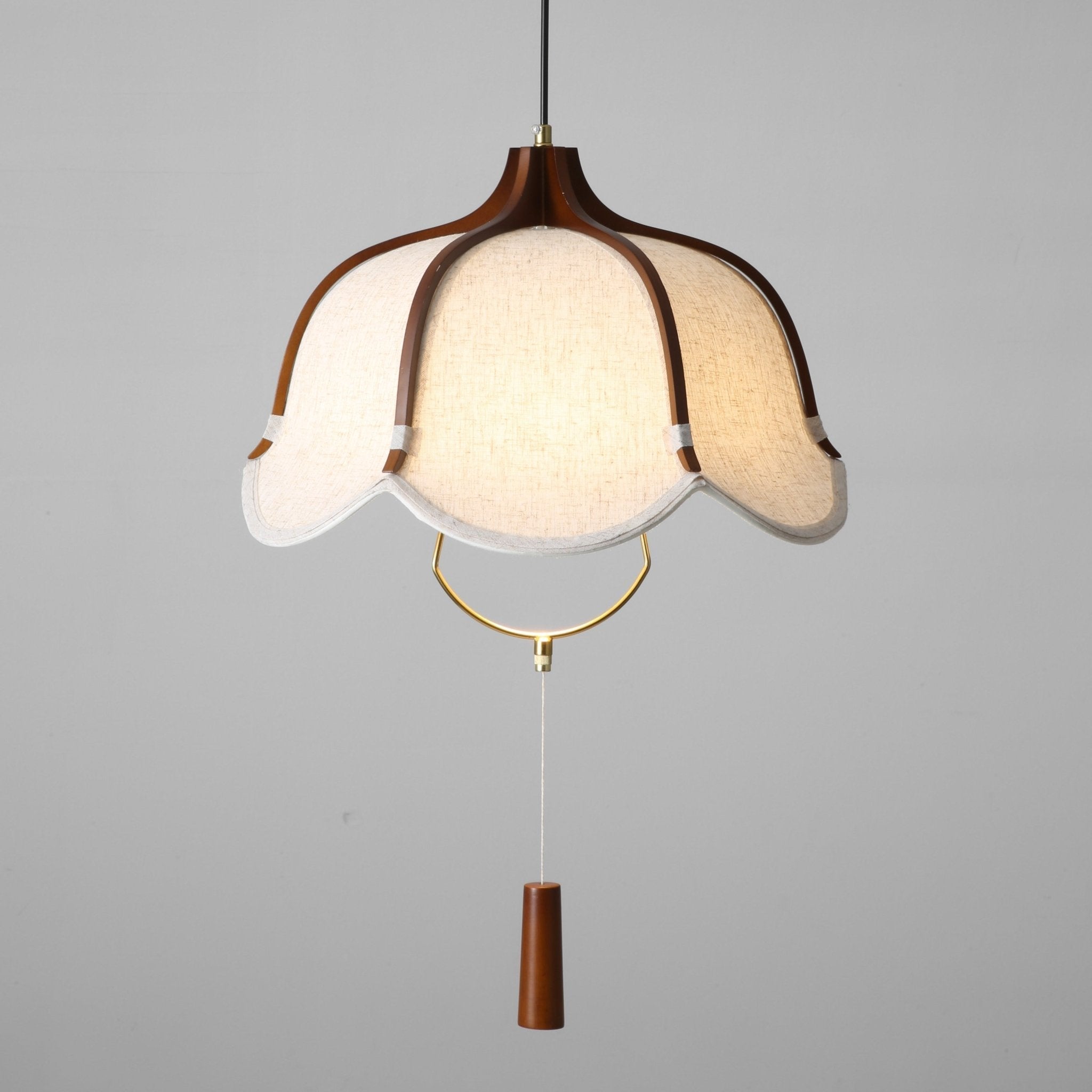Lustra Pendant Lamp Lantern Modern Fabric - Letslighting