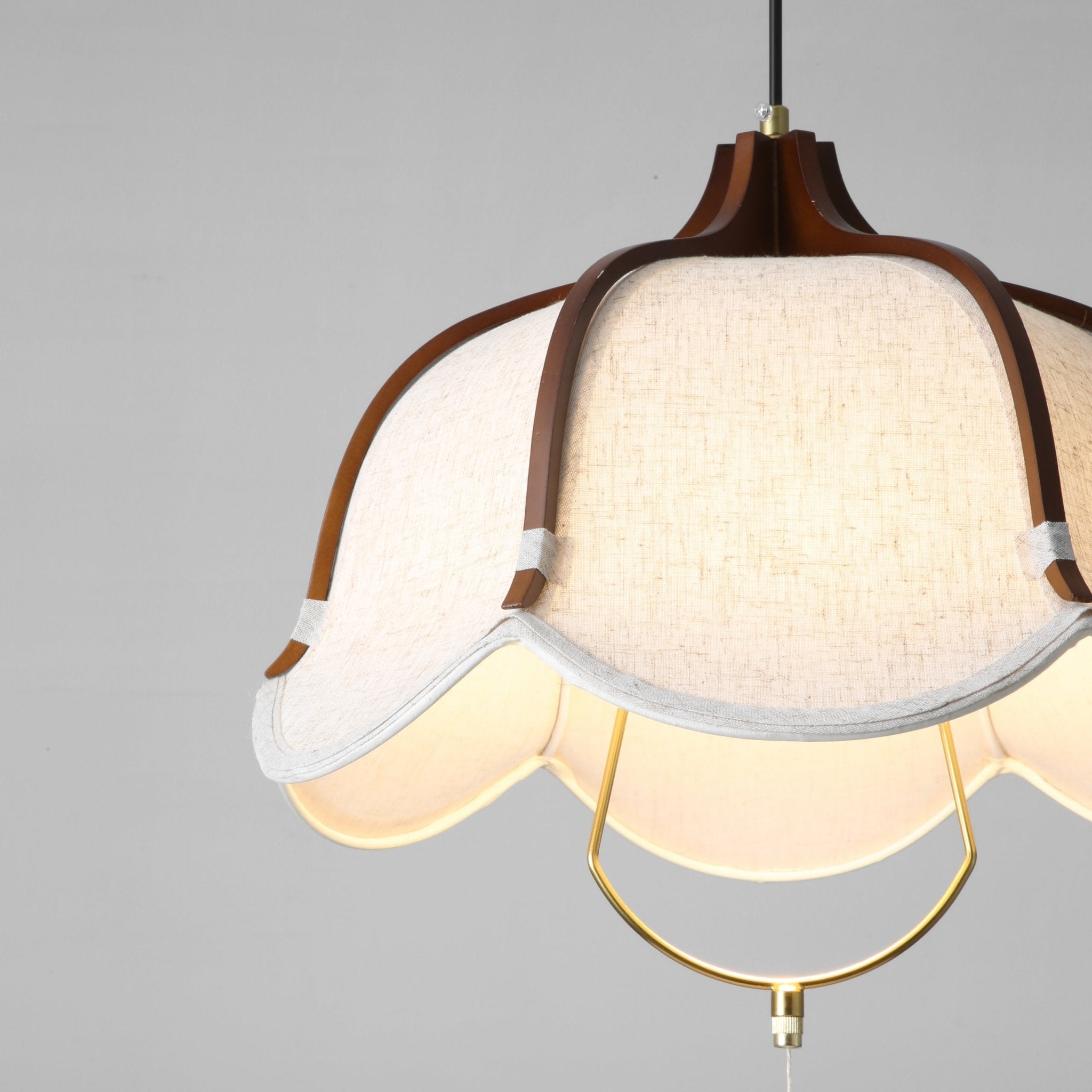 Lustra Pendant Lamp Lantern Modern Fabric - Letslighting