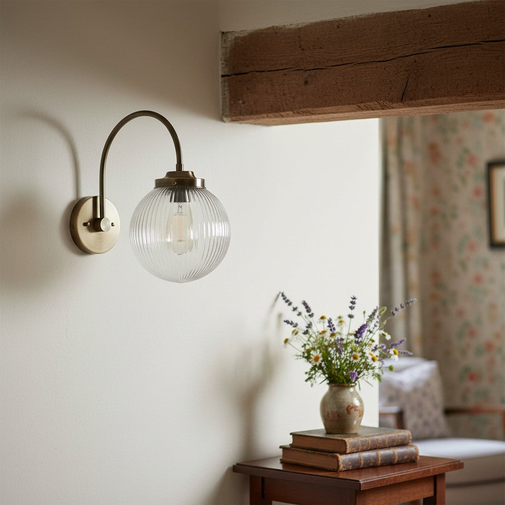 Pearl Wall Sconce Lighting Glass Industrial Living Room