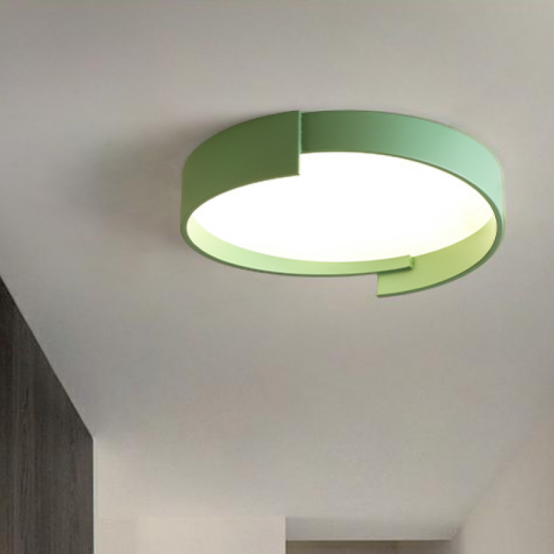 Arisha Modern Round Flush Mount Ceiling Light LED Double Layer