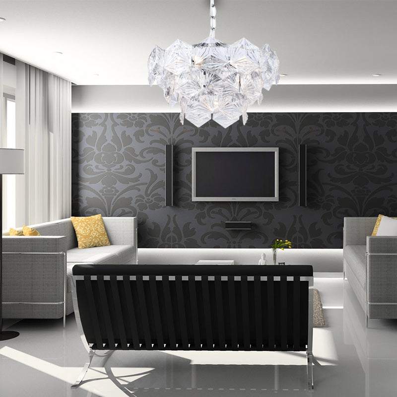 Kristy Luxury Crystal Pendant Light for Living Room - Letslighting