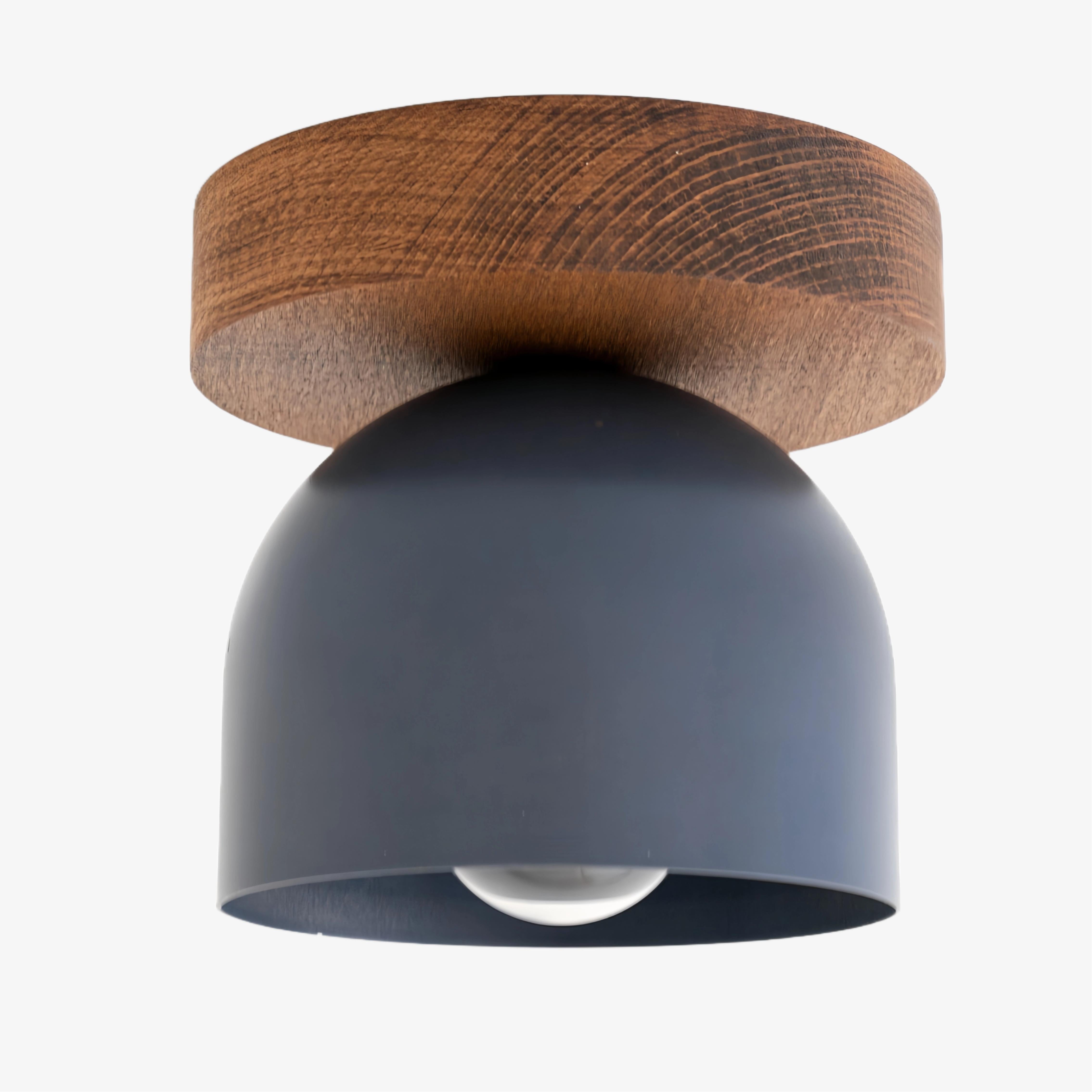 Chroma Ceiling Light Wood Metal Fixture