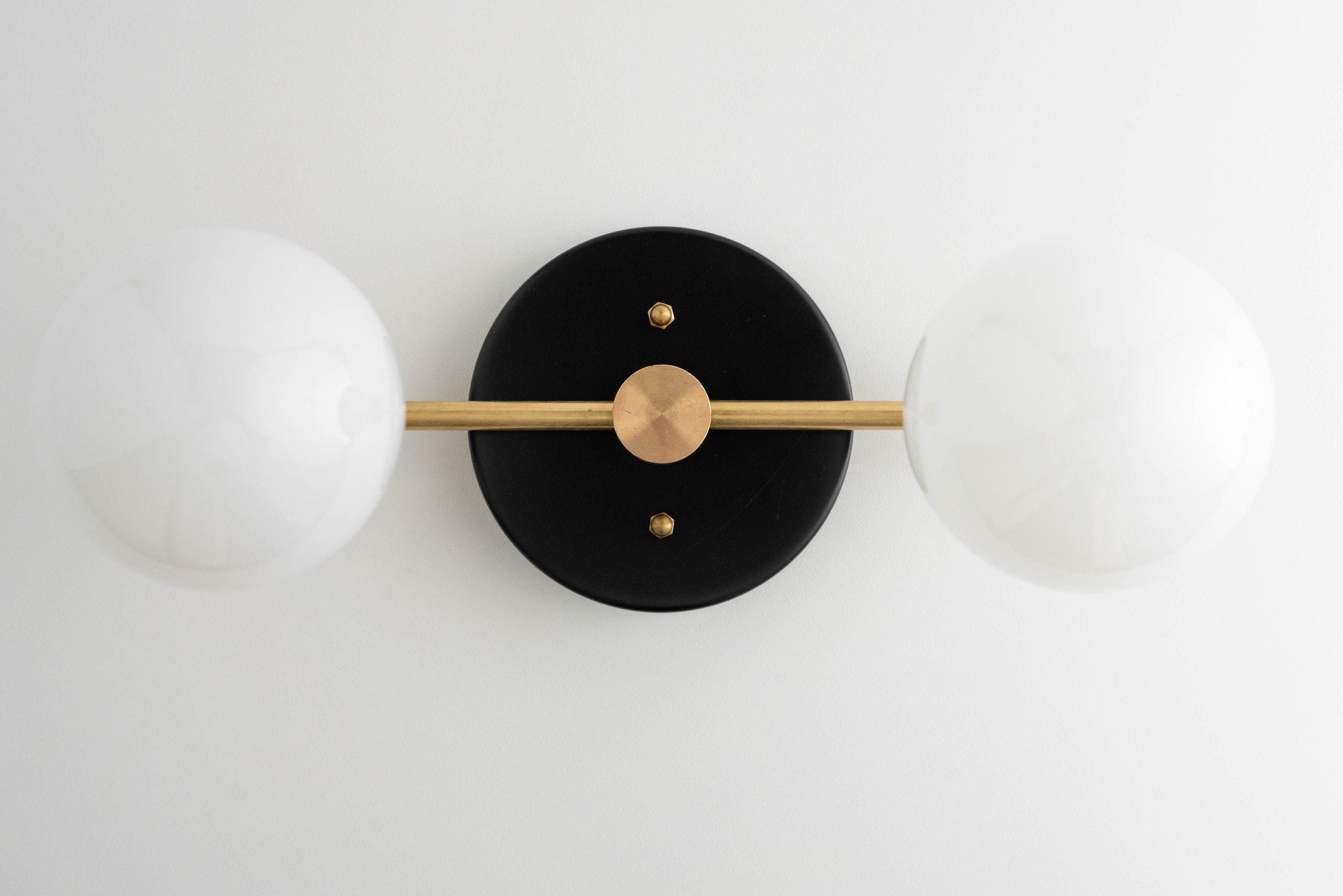 Pearl Modern Brass Wall Sconce for Bathroom