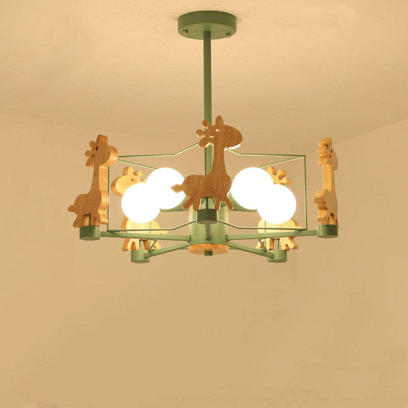 Arisha Giraffes LED Flush Mount Ceiling Light - Letslighting