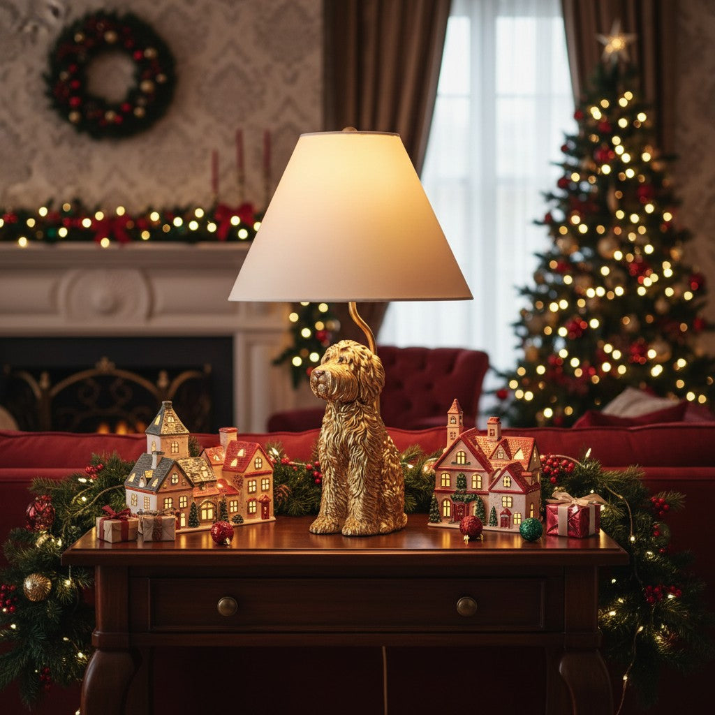 Kin Table Lamp Metal&Fabric Animal