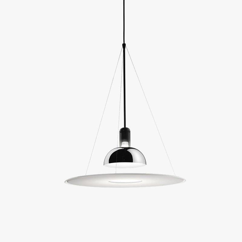 Arisha Modern Minimalist Nordic Bell Metal Acrylic Pendant Light