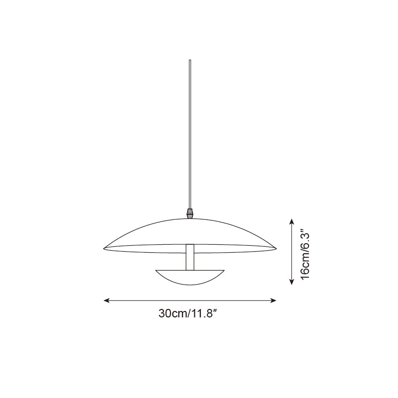 Pylos Minimalist Black Pendant Light - Letslighting