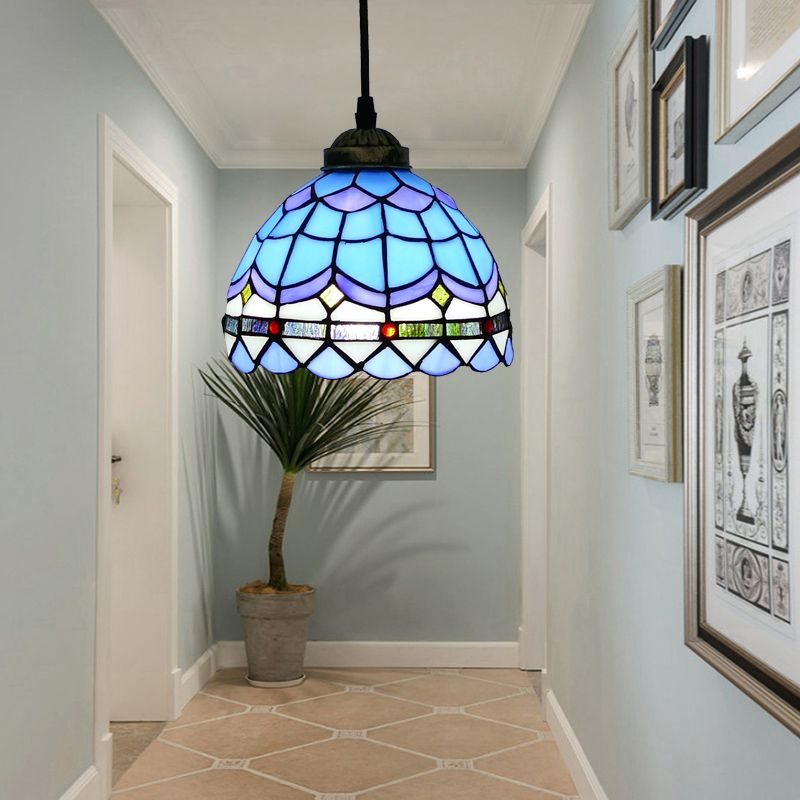 Tiffany Multicolor Bell Pendant Light - Letslighting