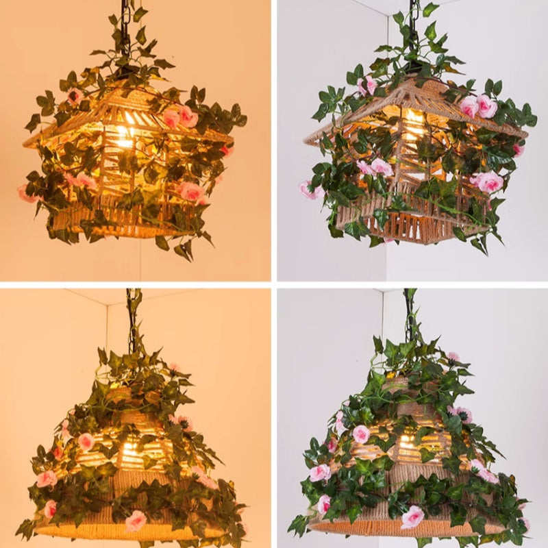 Nest Retro LED Pendant Light Restaurant Bedroom - Letslighting