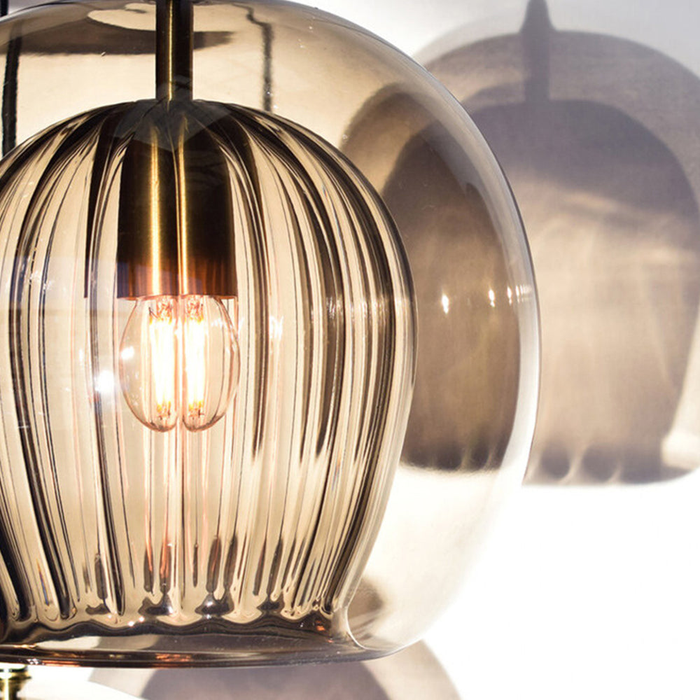 Valentina Nordic Glass Globe Pendant Light Bedroom - Letslighting