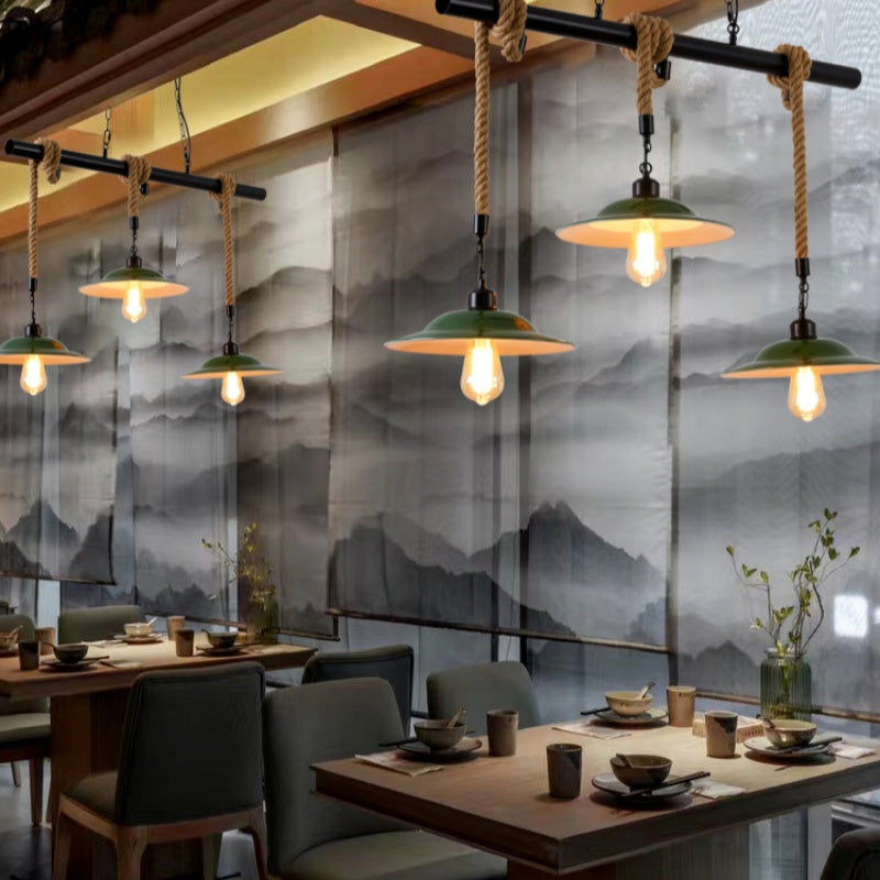 Epoch Vintage LED Pendant Light Metal Kitchen Living Room