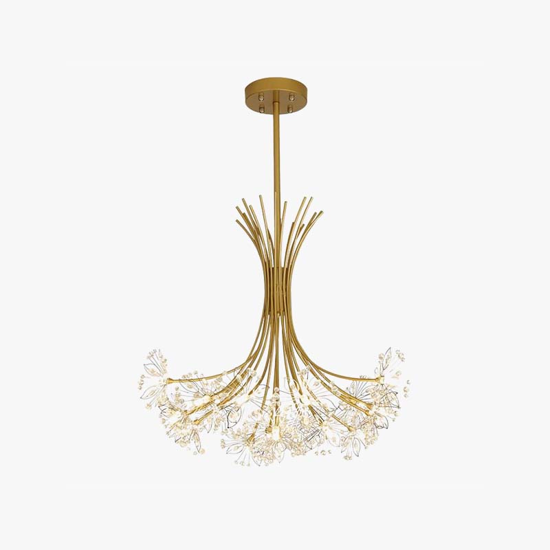 Arisha Modern Art Deco Crystal Sputnik Chandelier - Letslighting