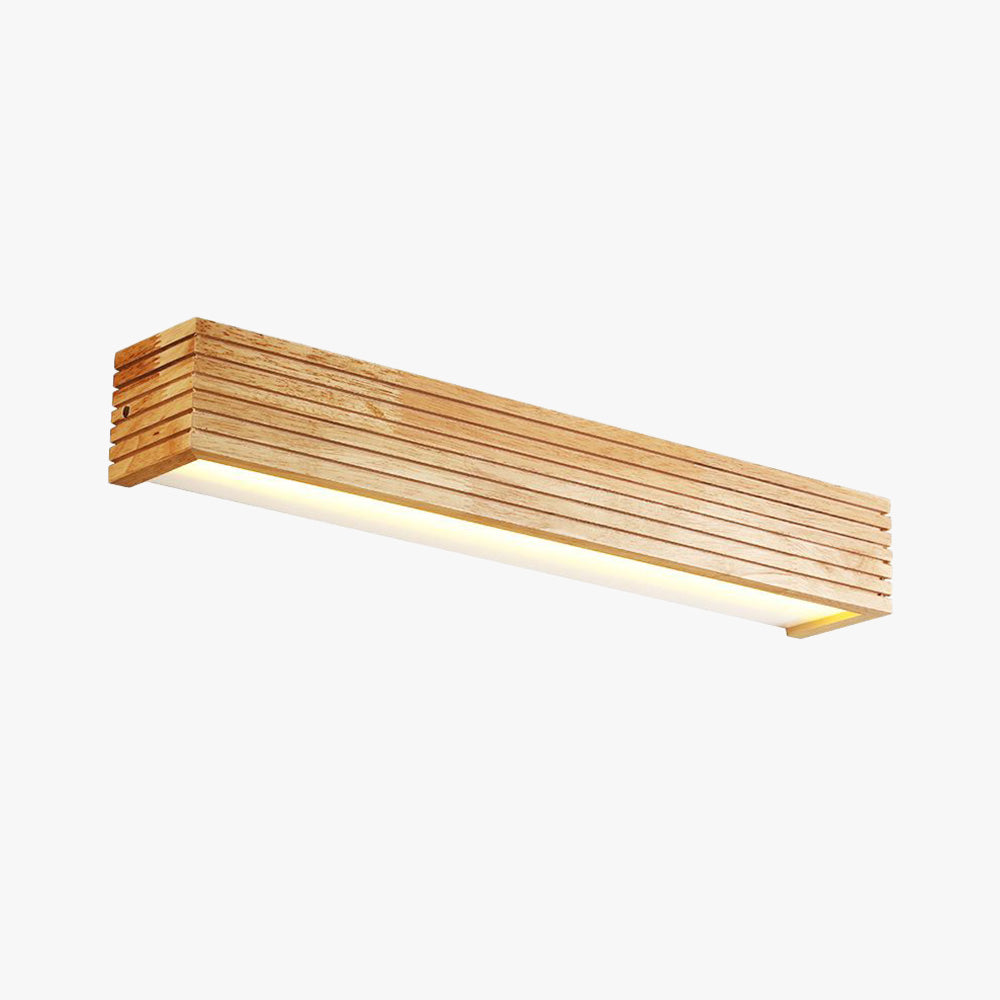 Muto Modern Wooden LED Indoor Wall Light, Bedroom