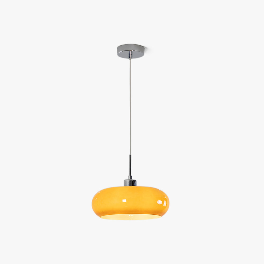Valentina Bread Shape Glass Pendant Light Retro