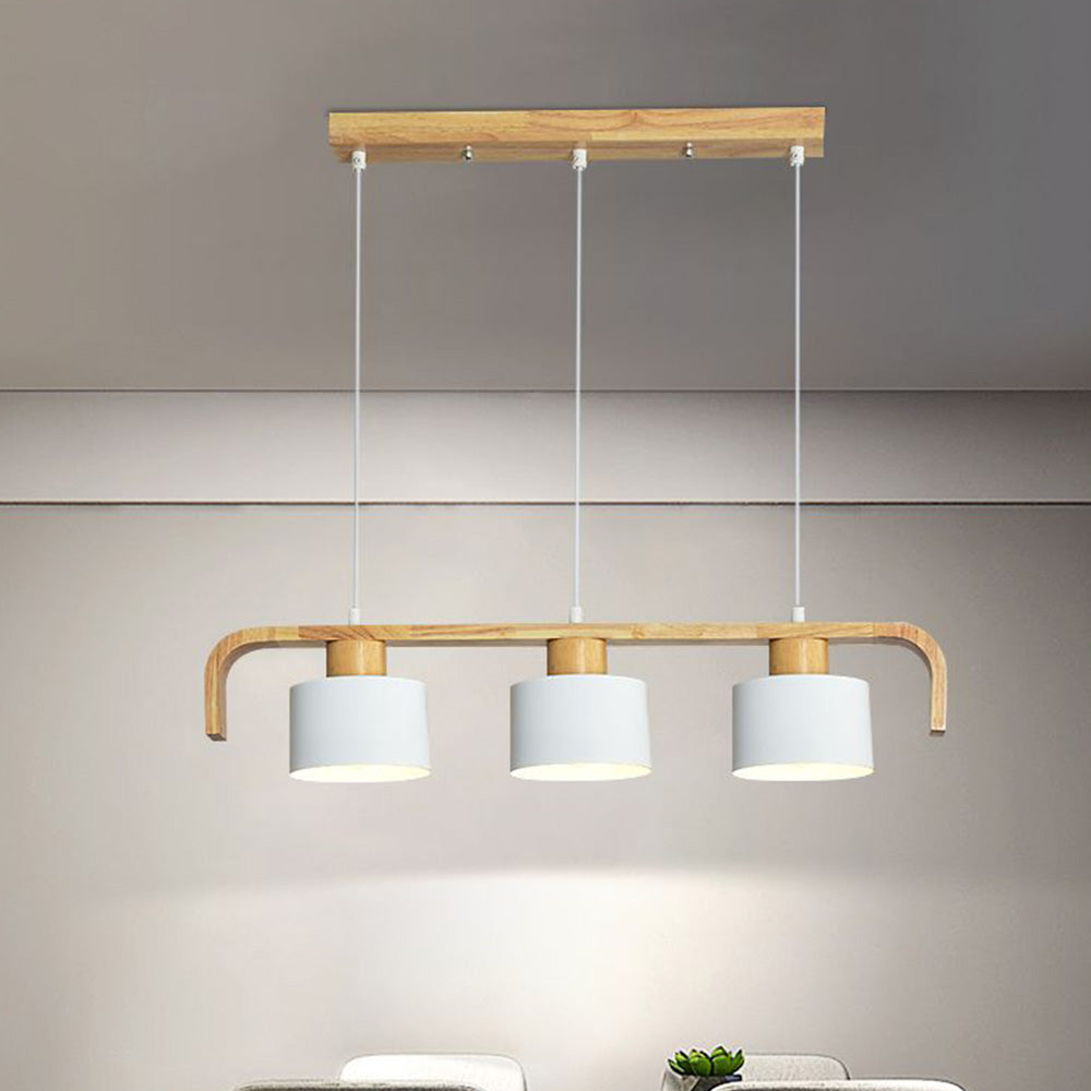 Valentina Pendant Light Cylinder Nordic Bamboo Bedroom