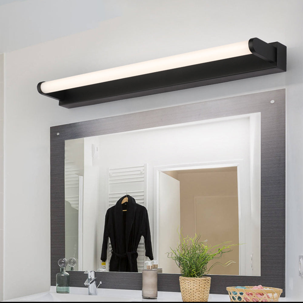 Arisha Minimalist Linear Cylindrical Acrylic Wall Lamp Bathroom - Letslighting