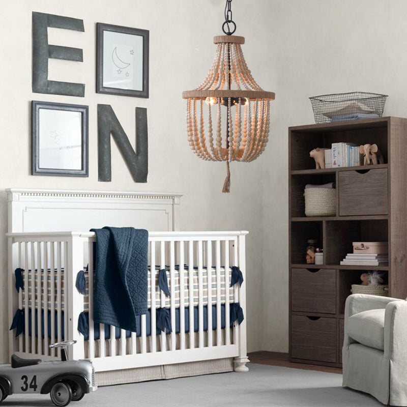 Silva Design LED Pendant Light Wood Wood Bed Living Childrensroom - Letslighting