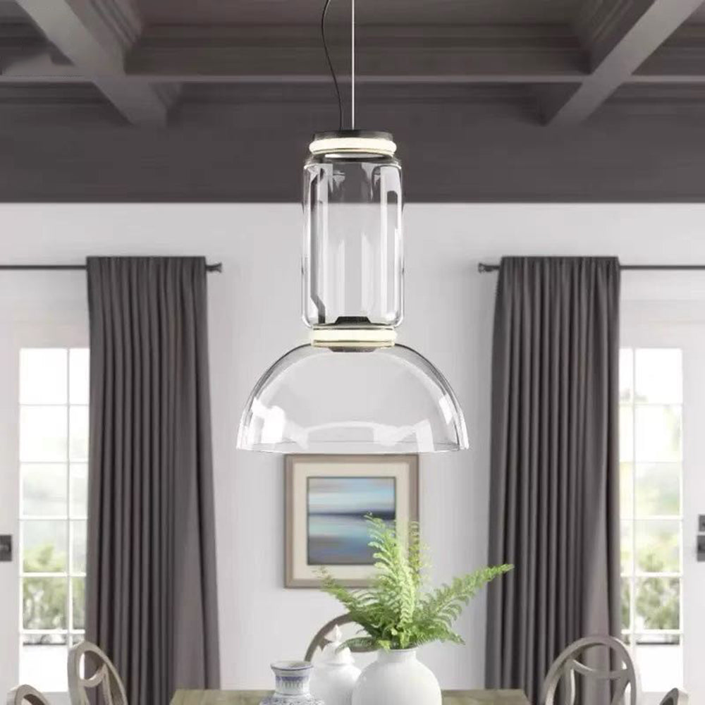 Valentina Minimalist Combination Glass Pendant Light