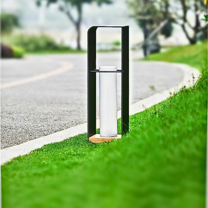 Ray Minimalist Cuboid Candle Outdoor Floor Lamp Garden