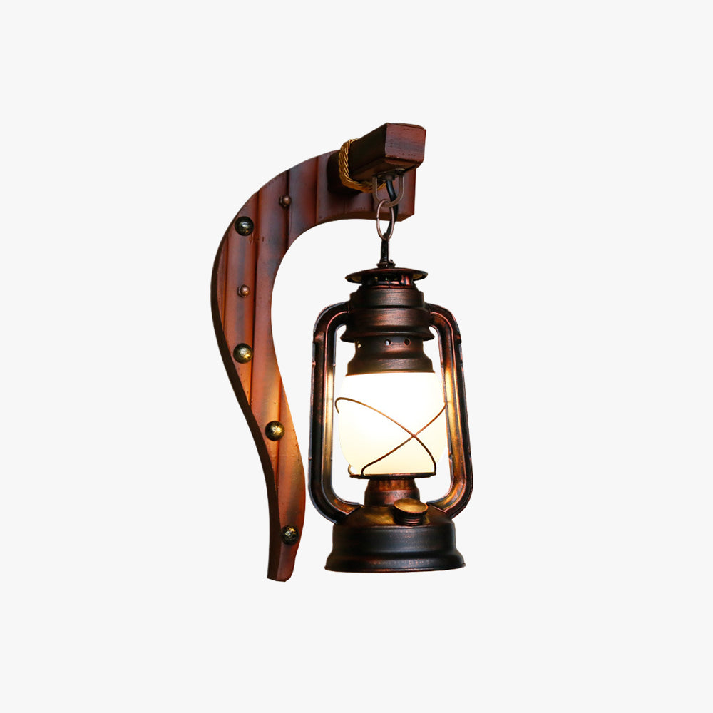 Epoch Wall Lamp Minimalist Retro Arc Lampholder Wood Bedroom