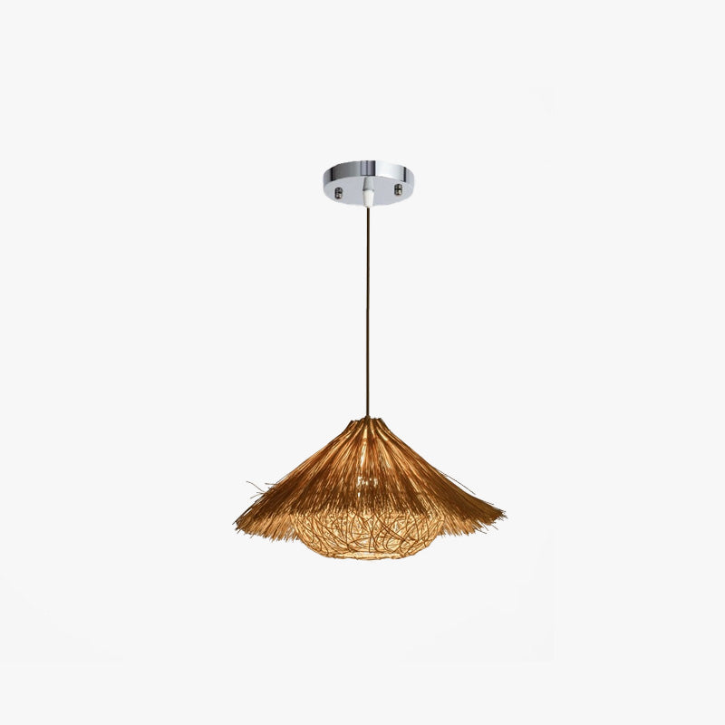 Ritta Hand-Woven Rattan Modelling Pendant Light