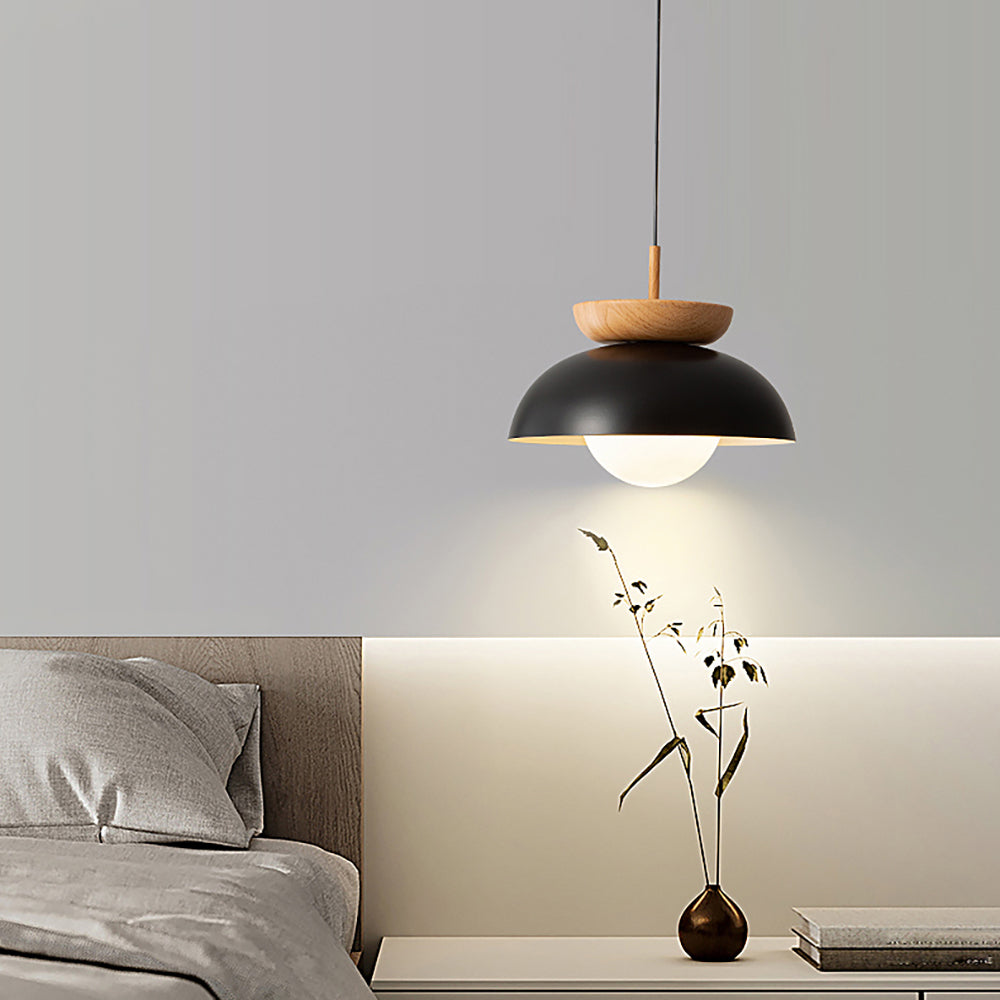 Muto Nordic Pendant Lights Wood Metall Kitchen Balcony