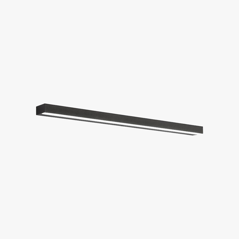 Arisha Modern Rectangular Linear Mirror Front Wall Lamp Metal
