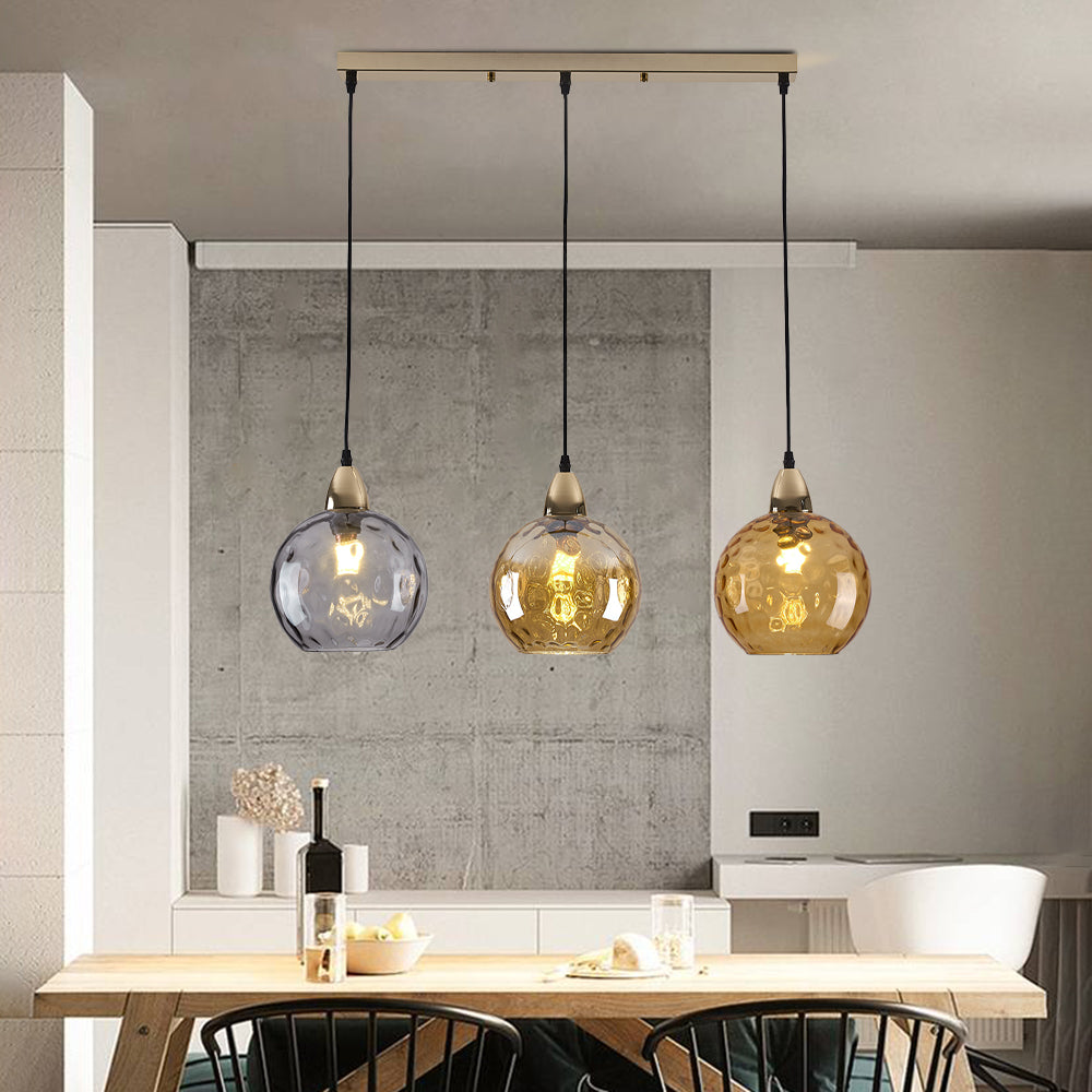 Valentina Pendant Light Water Ripple Cluster, 3 Head - Letslighting