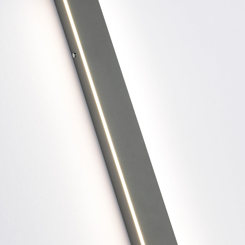 Arisha Sleek Minimalist Rimless Linear Outdoor Wall Light - Letslighting