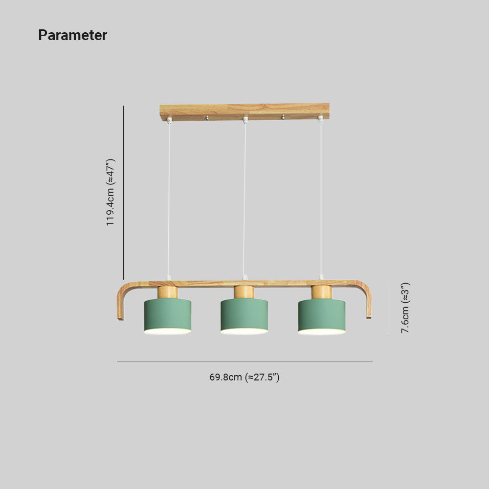 Valentina Pendant Light Cylinder Nordic Bamboo Bedroom