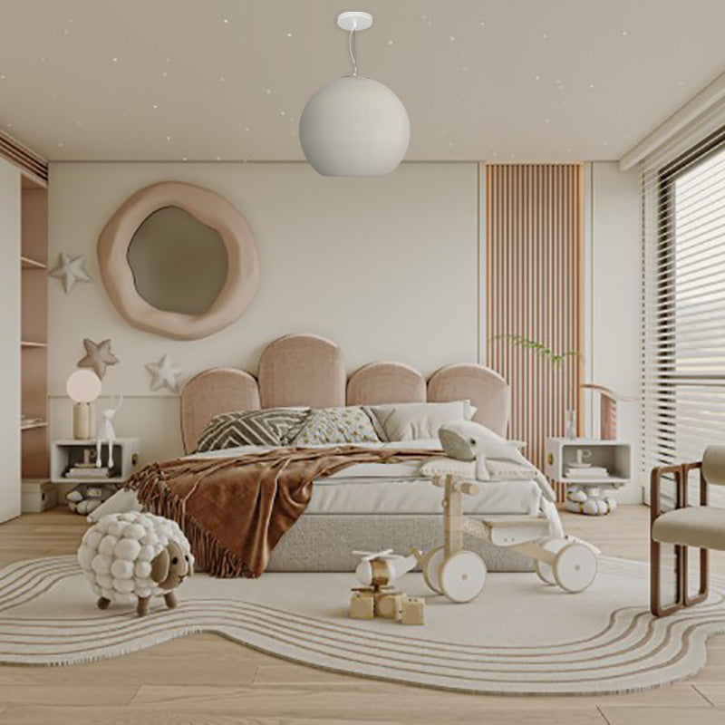Avi Simple Ball Shape Metal Pendant Light