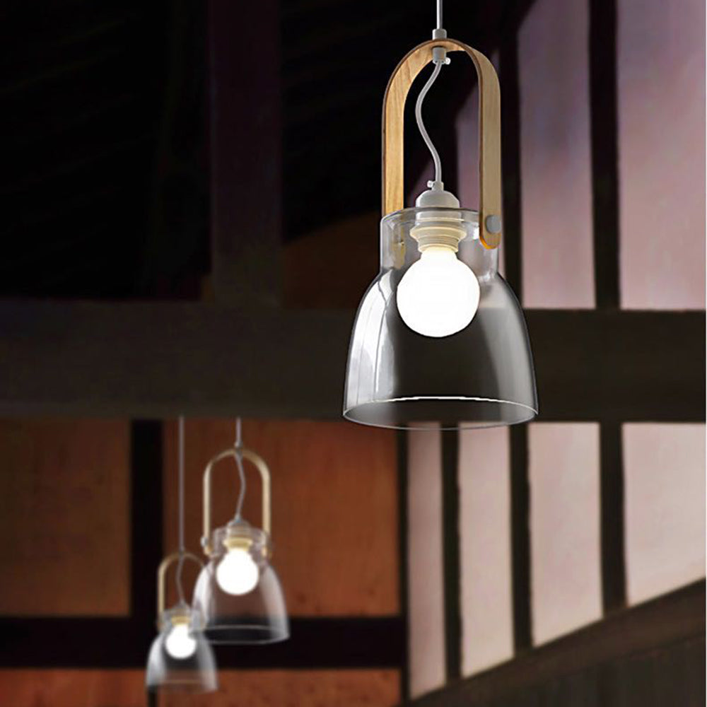 Valentina Minimalist Bowl Shaped Glass Pendant Light