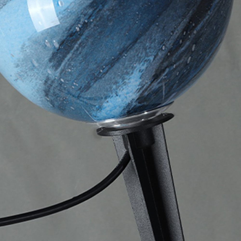 Aria Decorative Solar Acrylic Planet Outdoor Ground Light Milk Curry