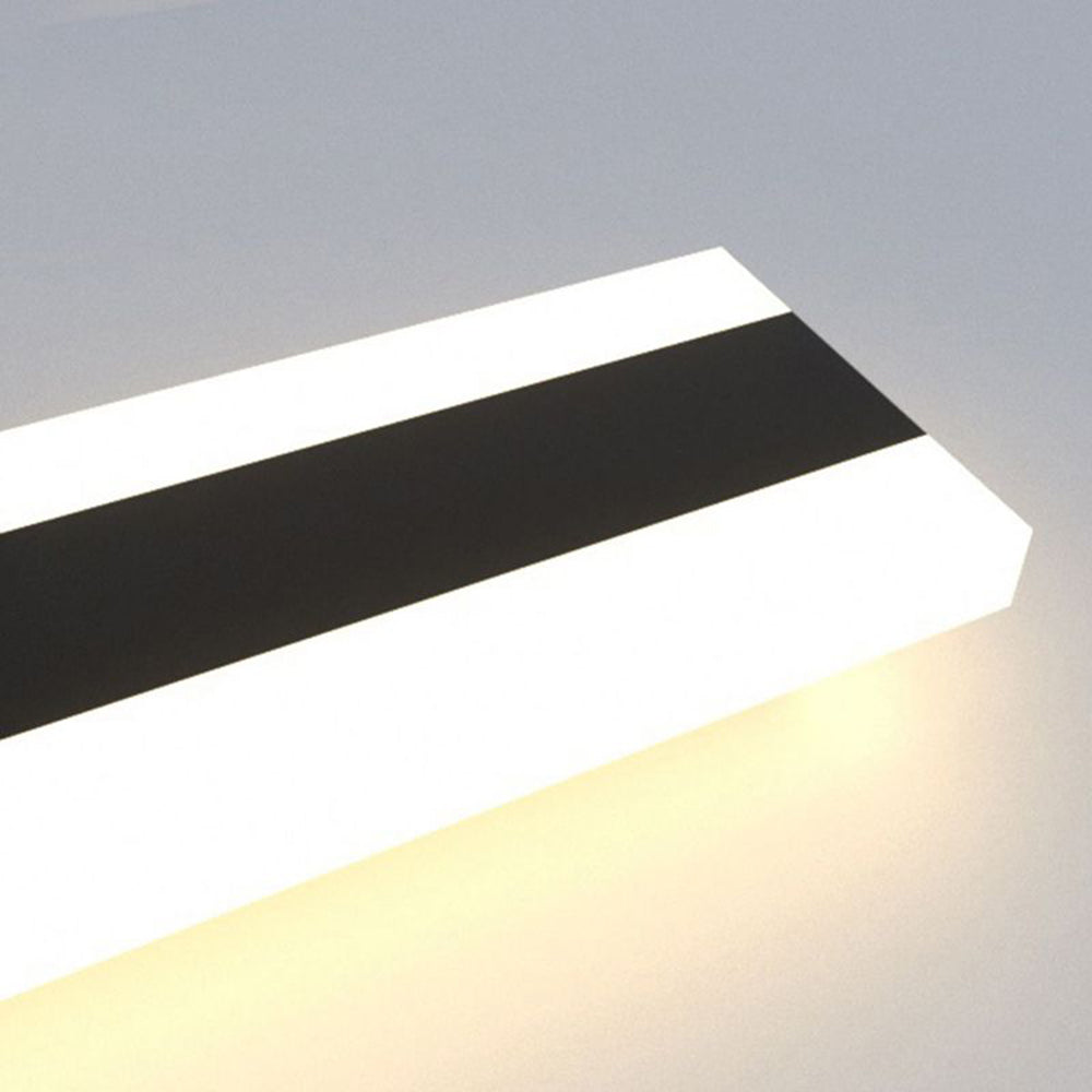 Arisha Minimalist Linear Metal/Acrylic Wall Lamp, Bathroom